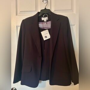 Elegant Dark Eggplant Skirt Suit size 10 petite